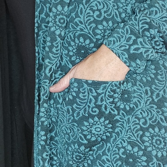 LuLaRoe Sarah long cardigan with pockets - Picture 2 of 5